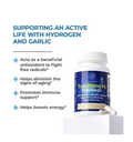 True Nano H₂ with Garlic — Molecular Hydrogen + Allicin — 60 Veggie Capsules